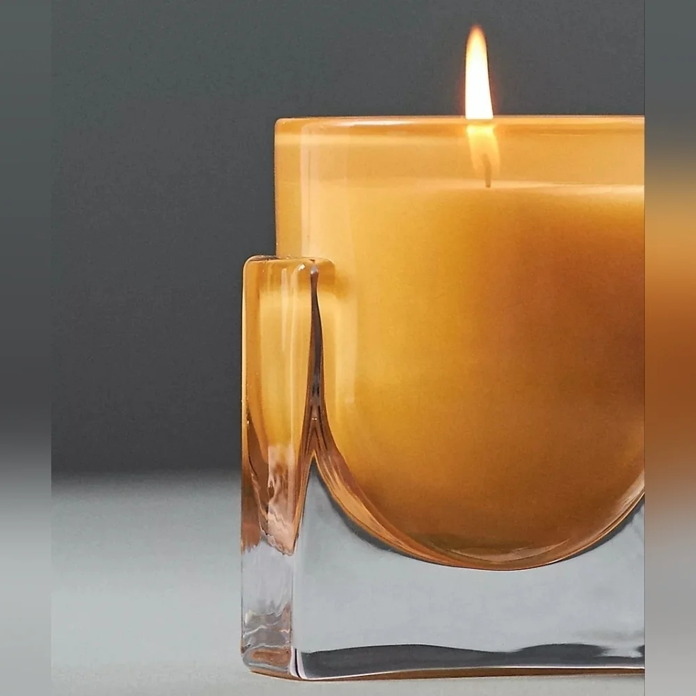 Anthropologie Found Notes Fresh Coriander & Fig Leaf Boxed Candle, 5.5 oz. NIB